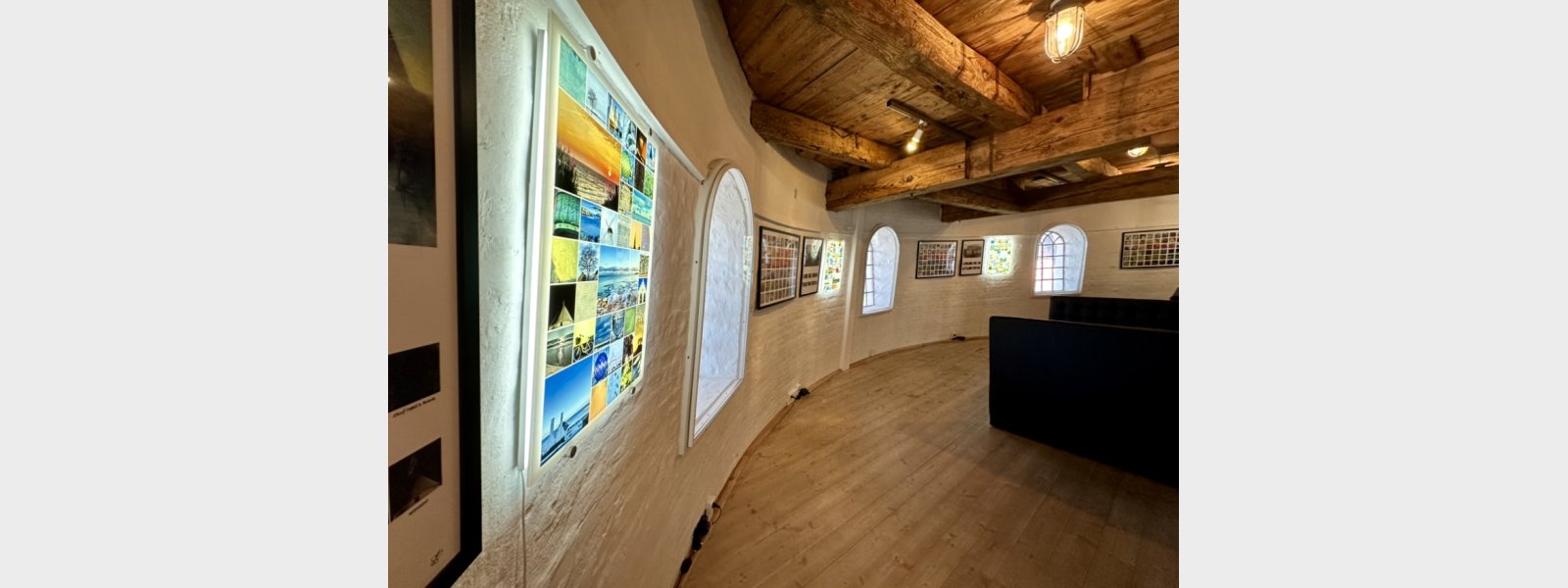 New exhibition in Gudhjem Mill, Bornholm by Colour Artist Mandy Stacey