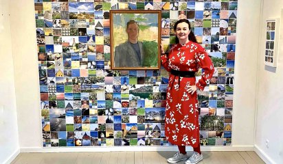 Mandy Stacey Exhibition opens in Oluf Hst Museum, Gudhjem, Bornholm