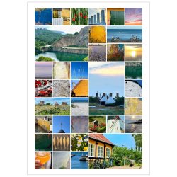 Bornholm Summer Montage Backlit A2