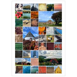 Bornholm Autumn Montage Backlit A2