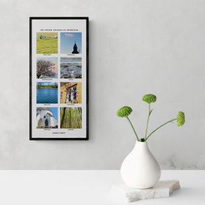 Bornholm Frhling Schmale Farbpalette <br>23 x 50 cm