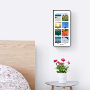 Bornholm Sommer Schmale Farbpalette <br>23 x 50 cm