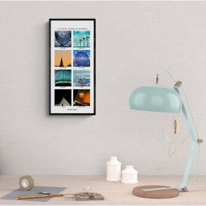 Bornholm Winter Schmale Farbpalette <br>23 x 50 cm