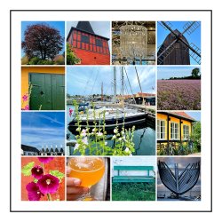 The Colours of Svaneke<br>25 x 25 cm