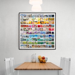 Farverne p� Bornholm<br>70 x 70 cm