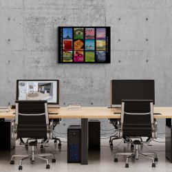 The Colours of Democracy Art Poster A1