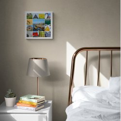 The Colours of Allinge / North Bornholm 25 x 25 cm