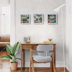 The Colours of Allinge / North Bornholm 25 x 25 cm