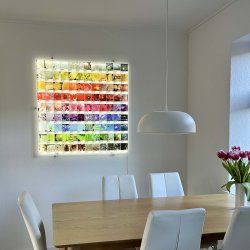 Redefining Colour<br>Backlit 100 x 100 cm