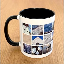 Schwarz Bornholm Kunsttasse