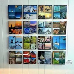 Bornholm Acrylic Wall Tile - Light Blue