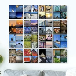 Bornholm Acrylic Wall Tile - White