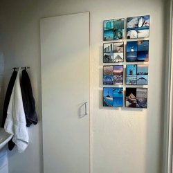 Bornholm Acrylic Wall Tile - Dark Blue