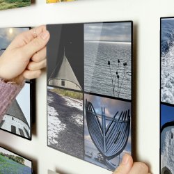 Bornholm Acrylic Wall Tile - Black