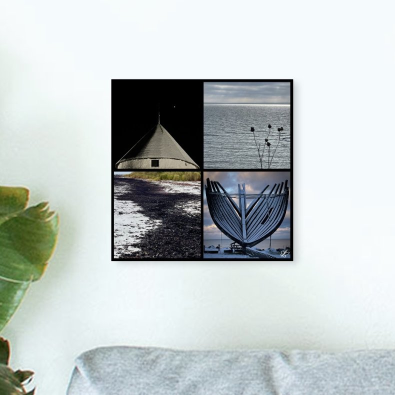 Bornholm Acrylic Wall Tile - Black