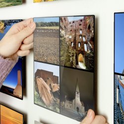 Bornholm Acrylic Wall Tile - Dark Brown