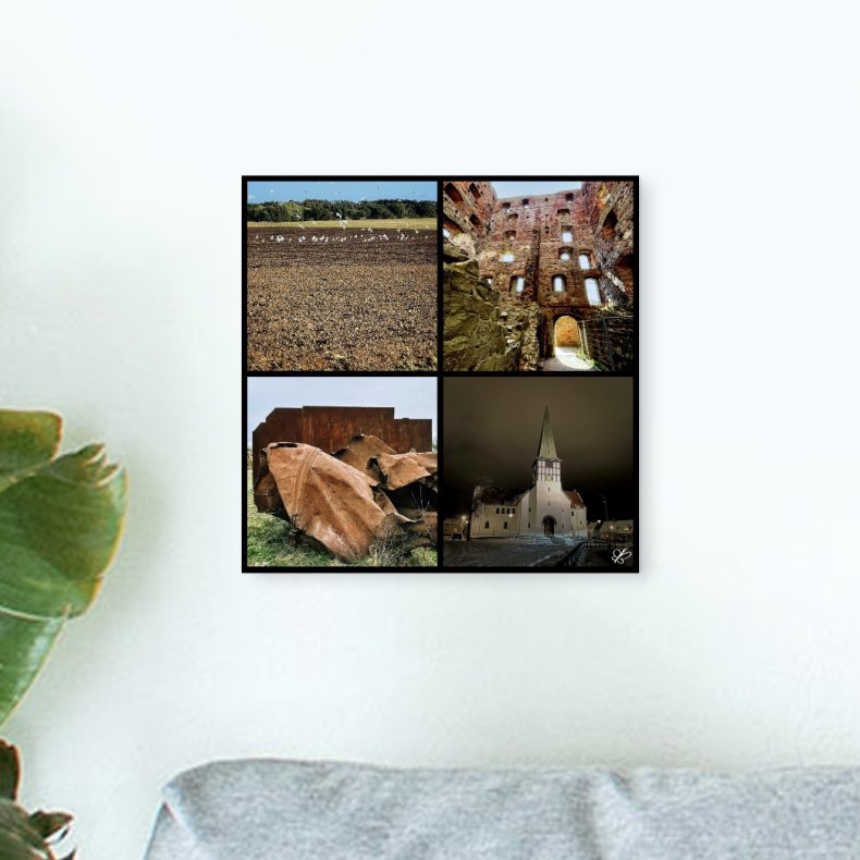 Bornholm Acrylic Wall Tile - Dark Brown