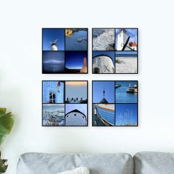 Bornholm Acrylic Wall Tile - Light Blue