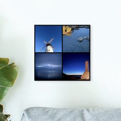 Bornholm Acrylic Wall Tile - Dark Blue