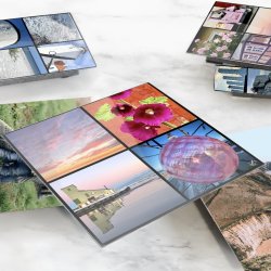 Bornholm Acrylic Wall Tile - Dark Pink