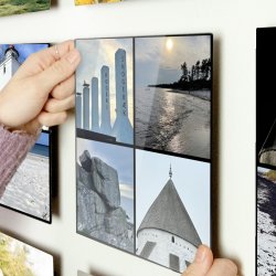 Bornholm Acrylic Wall Tile - Grey