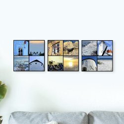 Bornholm Acrylic Wall Tile - Light Blue