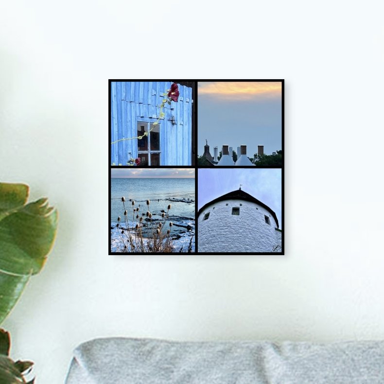 Bornholm Acrylic Wall Tile - Light Blue