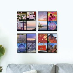 Bornholm Acrylic Wall Tile - Purple