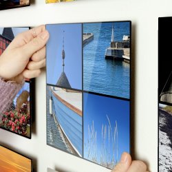 Bornholm Acrylic Wall Tile - Bright Blue