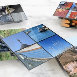 Bornholm Acrylic Wall Tile - Bright Blue