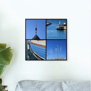 Bornholm Acrylic Wall Tile - Bright Blue