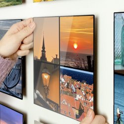 Bornholm Acrylic Wall Tile - Orange