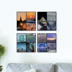 Bornholm Acrylic Wall Tile - Orange