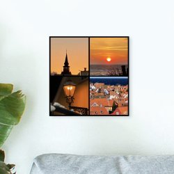 Bornholm Acrylic Wall Tile - Orange