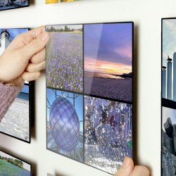 Bornholm Acrylic Wall Tile - Purple