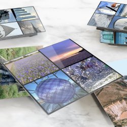 Bornholm Acrylic Wall Tile - Purple