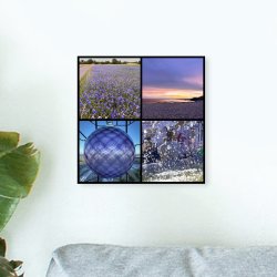 Bornholm Acrylic Wall Tile - Purple