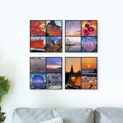 Bornholm Acrylic Wall Tile - Red