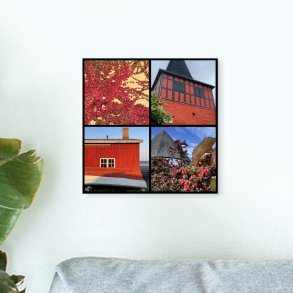 Bornholm Acrylic Wall Tile - Red