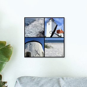 Bornholm Acrylic Wall Tile - White