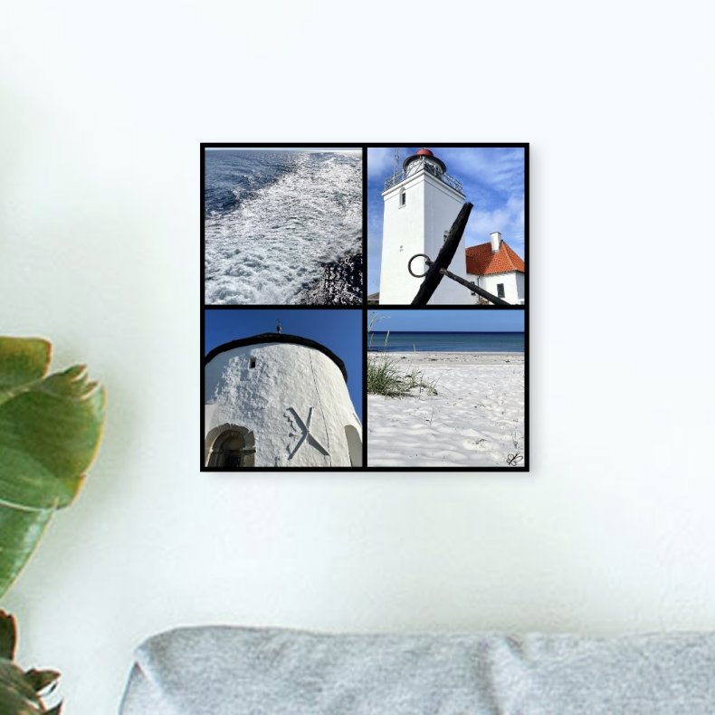 Bornholm Acrylic Wall Tile - White