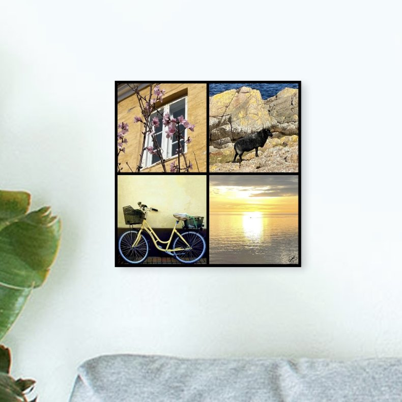 Bornholm Acrylic Wall Tile - Yellow