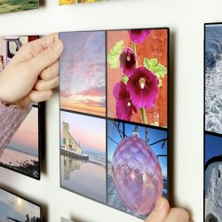 Bornholm Acrylic Wall Tile - Dark Pink