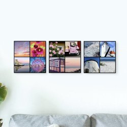 Bornholm Acrylic Wall Tile - Dark Pink