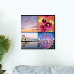 Bornholm Acrylic Wall Tile - Dark Pink