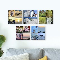 Bornholm Acrylic Wall Tile - Yellow