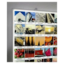 The Colours of Bornholm<br>Backlit 100 x 100 cm