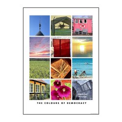 'Democracy' Art Poster A2, A3