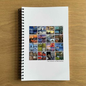 Bornholm A5 spiralgebundenes liniertes Notizbuch