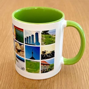 Grn Bornholm Kunsttasse